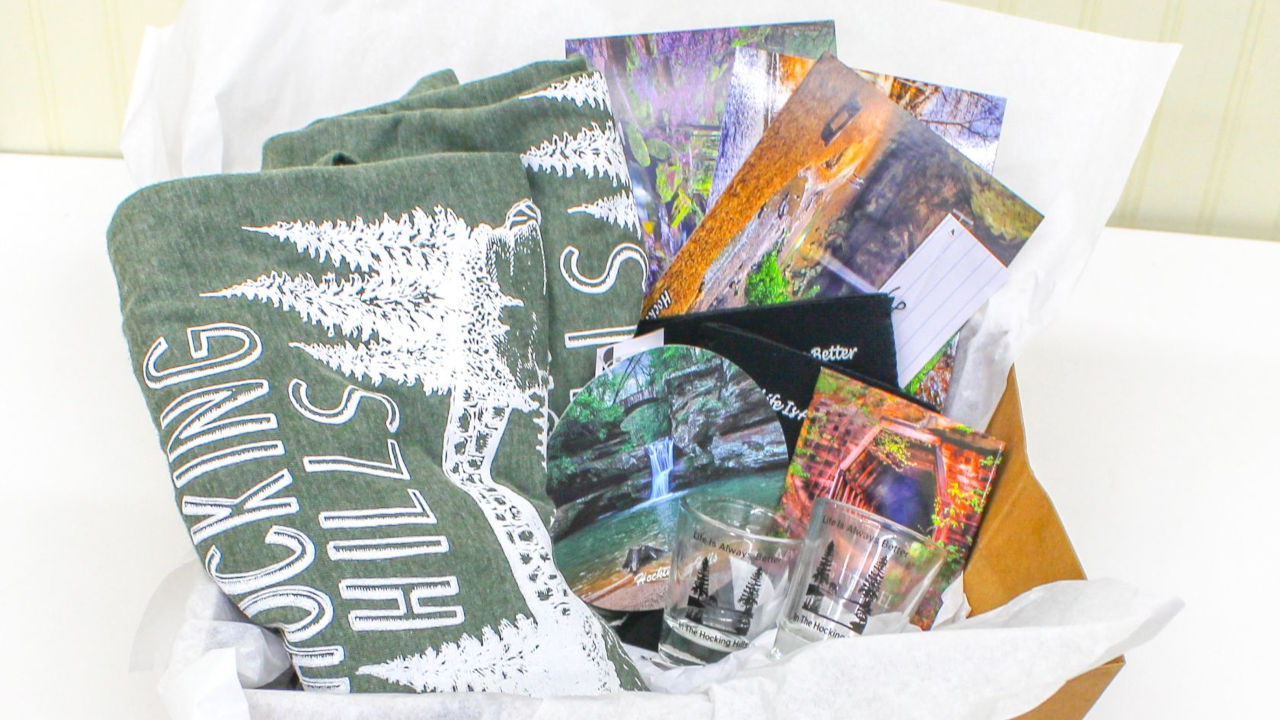 Hocking Hills Souvenir Basket 1